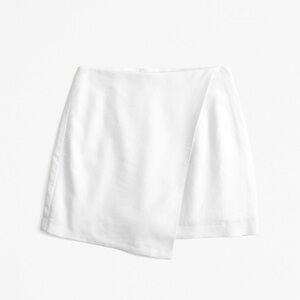 A&F linen blend mini skort